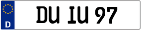 Truck License Plate